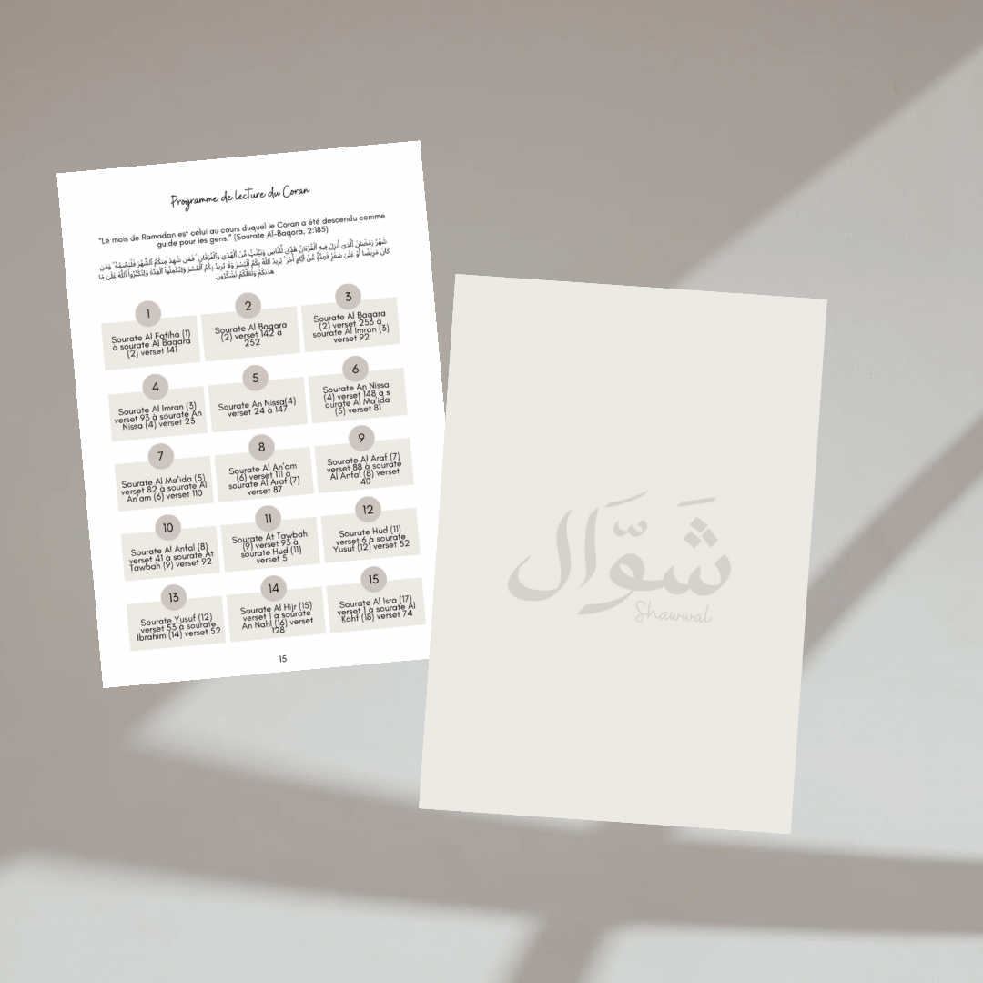 Ramadan Planner